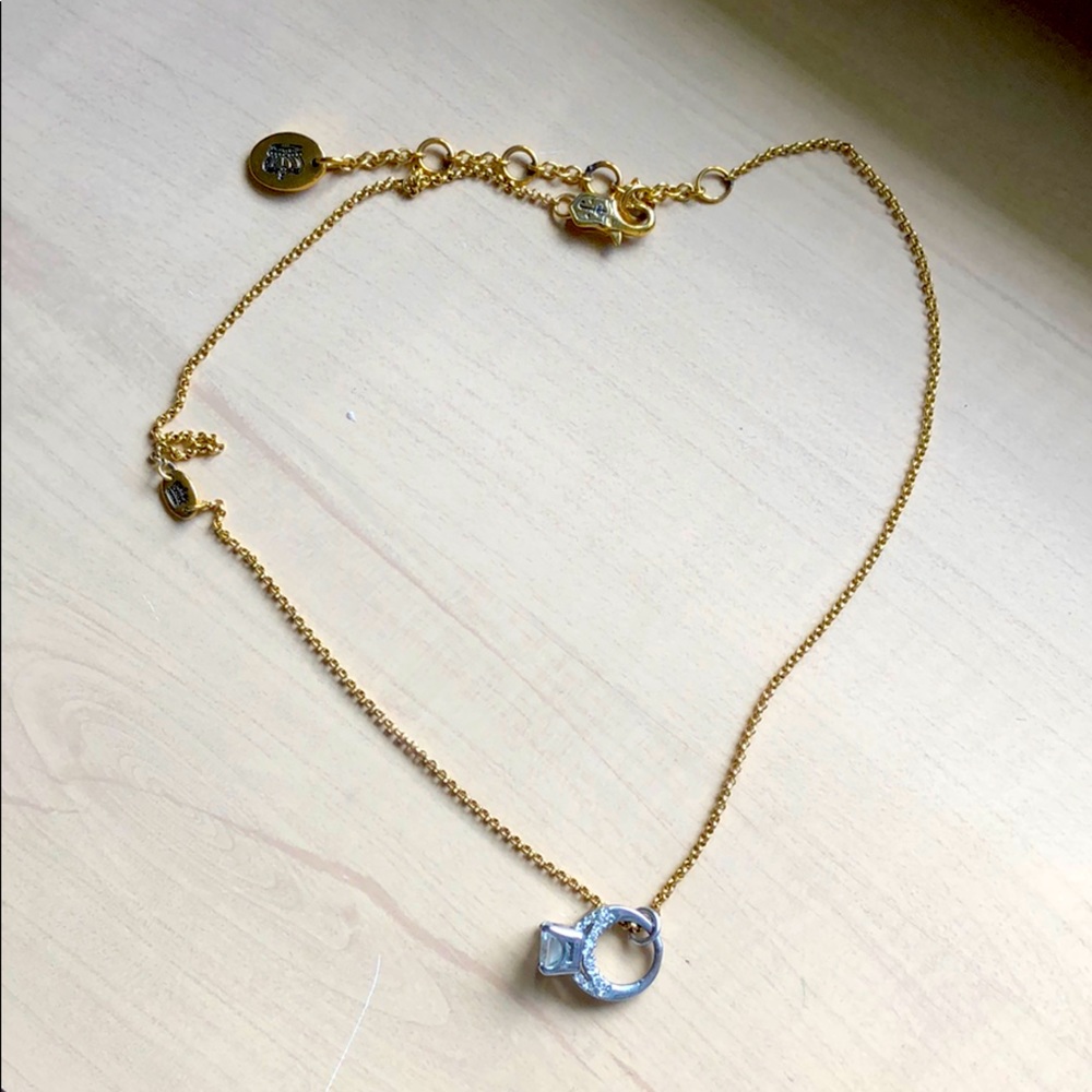 Juicy Couture Mini Diamond Ring Necklace